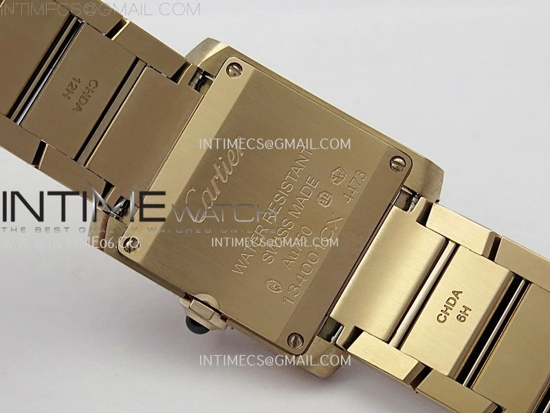Tank Francaise Ladies 21.2mm RG 8848F 1:1 Best Edition Silver Dial on RG Bracelet Ronda Quartz V2